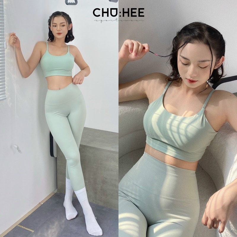 QUẦN LISA LEGGING CAO CẤP đồ tập gym/pilates/yoga nữ co giãn 4 chiều, siêu mềm mịn , nhẹ , thấm hút mồ hôi tốt Chuhee