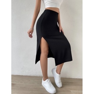 [ BIGSIZE TRÊN 55KG ] CHÂN VÁY LỬNG XẺ TÀ bigsize nữ
