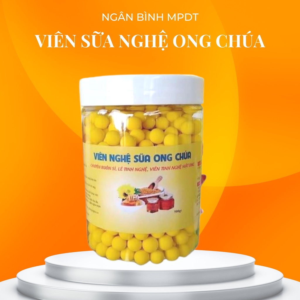 Nghệ Viên Mật Ong Rừng 400G, Viên Nghệ Mật Ong Dùng Tốt Với, Tinh Bột Nghệ,