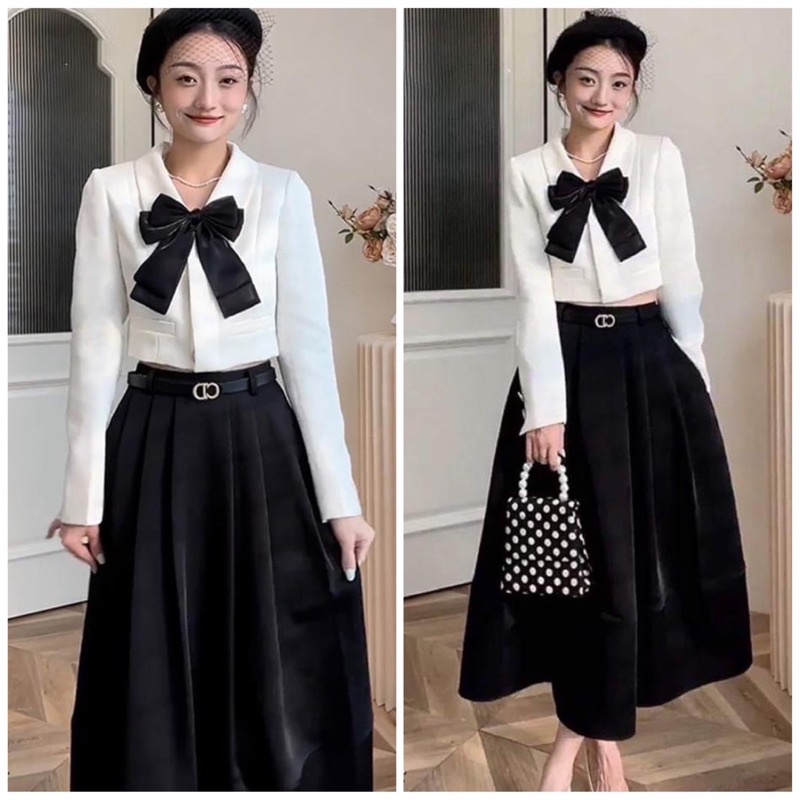 💥💥FREESHIP💥SET CHÉO THÁI (4 món gồm áo /chân váy/nơ/Đai) HÀNG CHUẨN ẢNH SIÊU ĐẸP