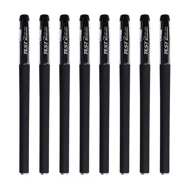 Mũ bút trung tính có chữ ký chữ nhật Nhật Bản đơn giản Matte Black Pen 0.5mm Kim Tube Viết văn phòng Vật tư bài kiểm tra sinh viên Bút đặc biệt