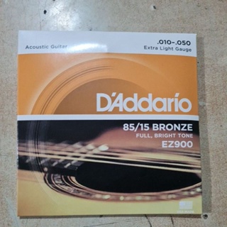 Image of satu set senar gitar daddario dadario akustik ukuran 010
