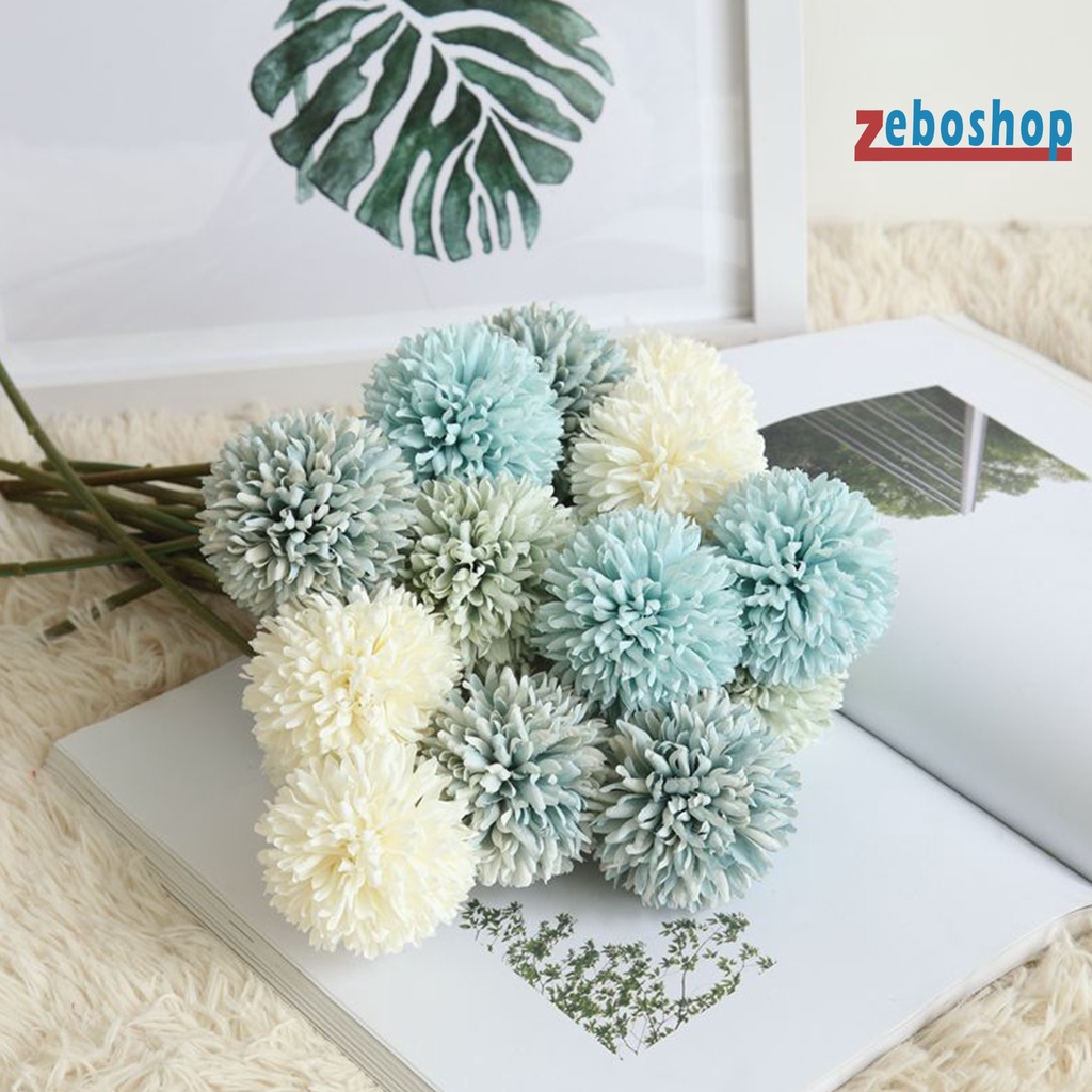 1 Bó Hoa Bồ Công Anh Giả Bằng Lụa Trang Trí Nhà Cửa / Tiệc Cưới