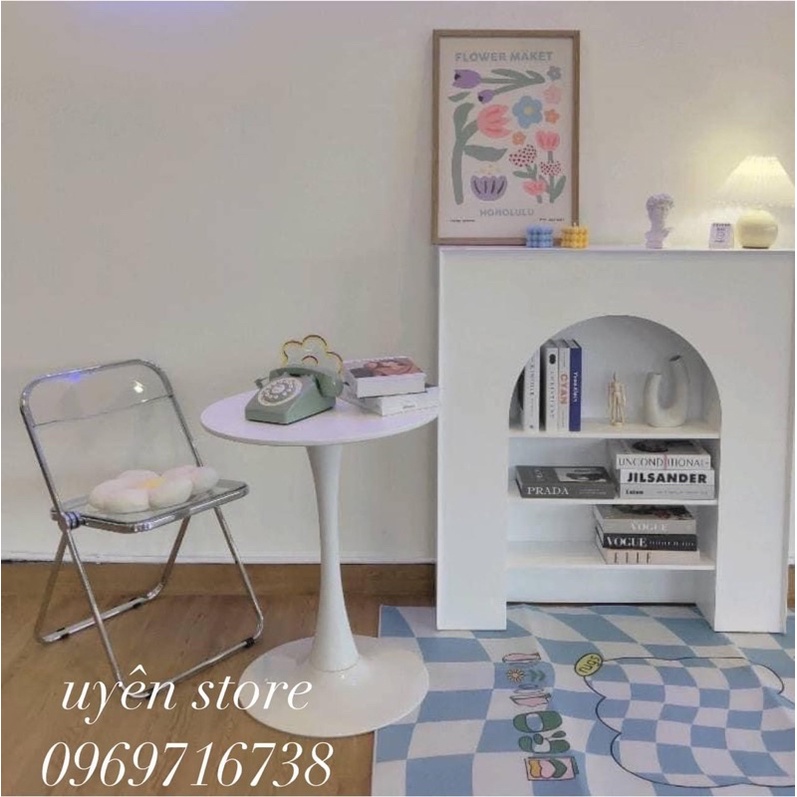 Kệ lò sưởi , decor trang trí phòng xinh - phong cách bắc Âu