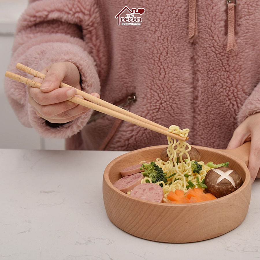Đũa Ăn Cơm Chất Liệu Tre Cao Cấp Không Chất Bảo Quản Thắt Khấc Sang Trọng Sứ Dùng Nhiều Trong Nhà Hàng, Khách Sạn