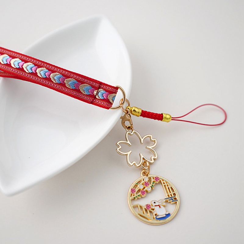 Móc Khóa Thẻ Chúc Mừng Năm Mới Họa Tiết Hoa Phong Cách Trung Quốc Sáng Tạo