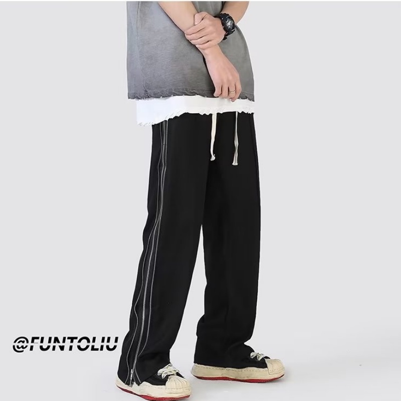 Quần Dài Thể Thao Lưng Thun Co Giãn Tốt Kiểu Nhật Bản Thời Trang Cao Cấp Cho Nam