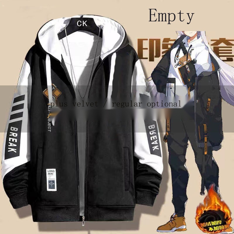 Áo Khoác Khóa Kéo Hai Chiều Anime 3 Herrscher of the Sky Kiana Impression Cho Nam