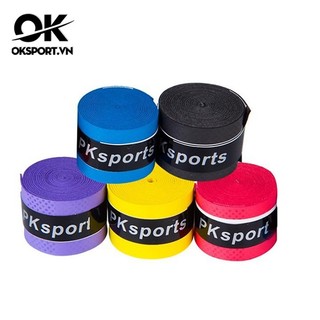 Quấn cán vợt cầu lông, vợt tennis PK SPORT chính hãng chống trơn trượt, khử mùi, thấm hút nhanh, dày dặn, êm ái, đằm tay