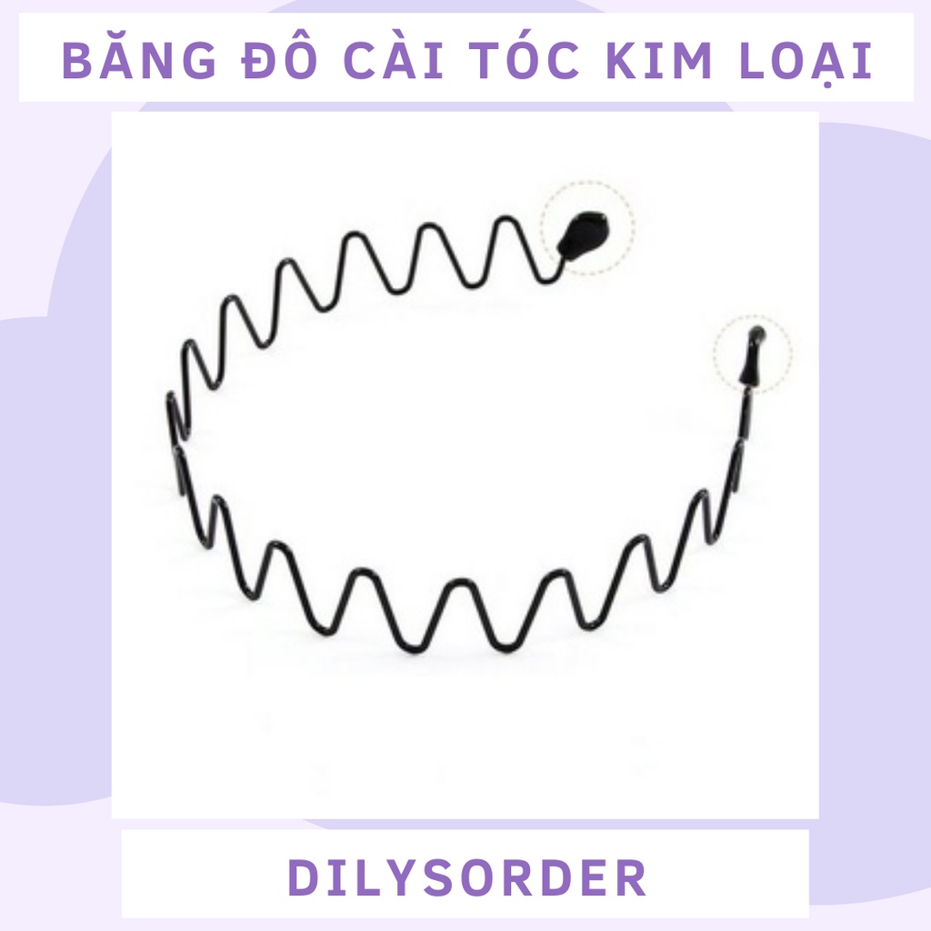 Băng Đô Cài Tóc Kim Loại Lượn Sóng Băng Đô Lượn Sóng Cài Tóc Lượn Sóng Băng Đô Kim Loại Lớp phủ kim loại