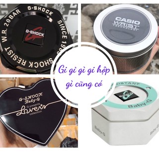 Hộp thiếc đồng hồ G-shock, baby,hộp thiếc lục giác bên trong có mút bảo vệ đồng hồ