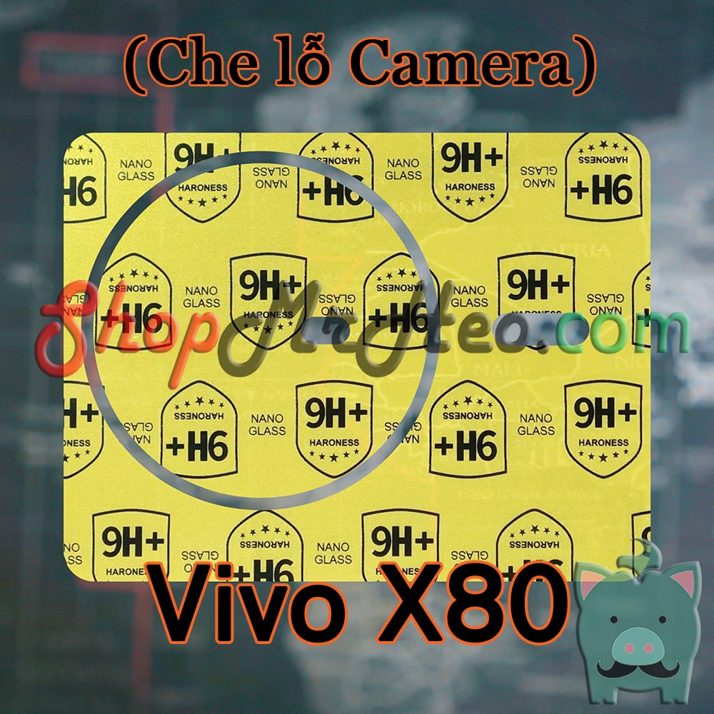 2 Bộ Dán Cường lực Nano Camera Vivo X80 Pro - Vivo X80