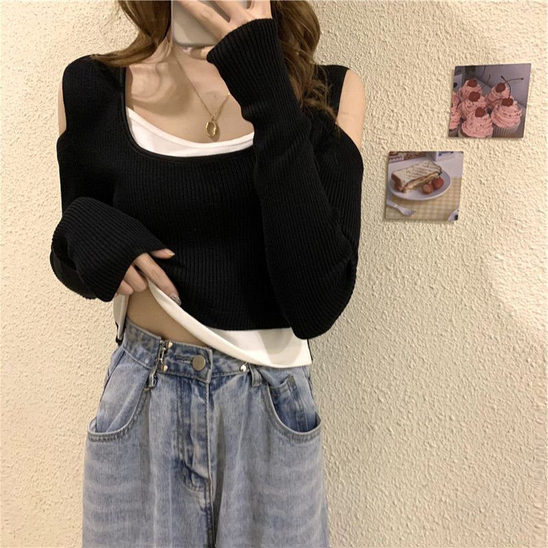 Áo Thun Tay Dài Thiết Kế Mới Thời Trang Mùa Xuân Thu Dành Cho Nữ