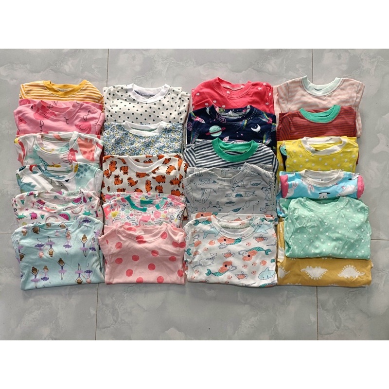 Bộ thun bozip ôm body dài cho bé 5-13kg