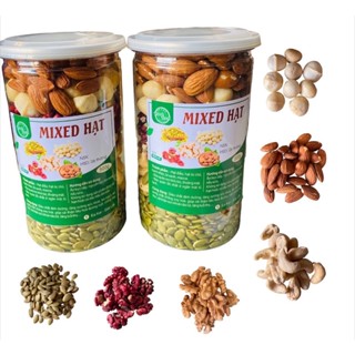 hộp mix 5 hạt dinh dưỡng cao cấp dành cho mẹ bầu,ăn kiêng, keto,eatclen