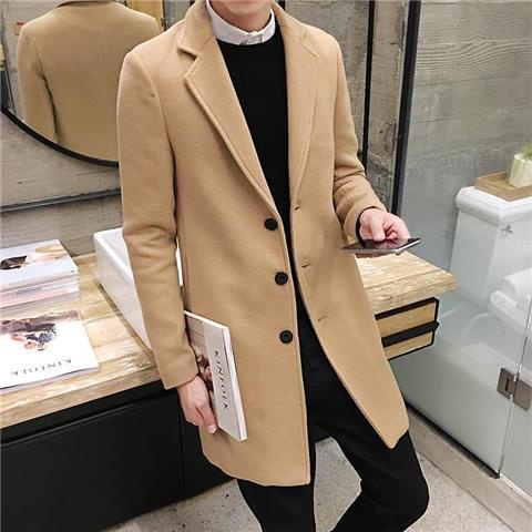 Áo blazer nam hàn quốc vintage unisex bigsize áo khoác  Áo Khoác Len Ôm Dáng Phong Cách Hàn Quốc Thời Trang Mùa Thu Cho Nam