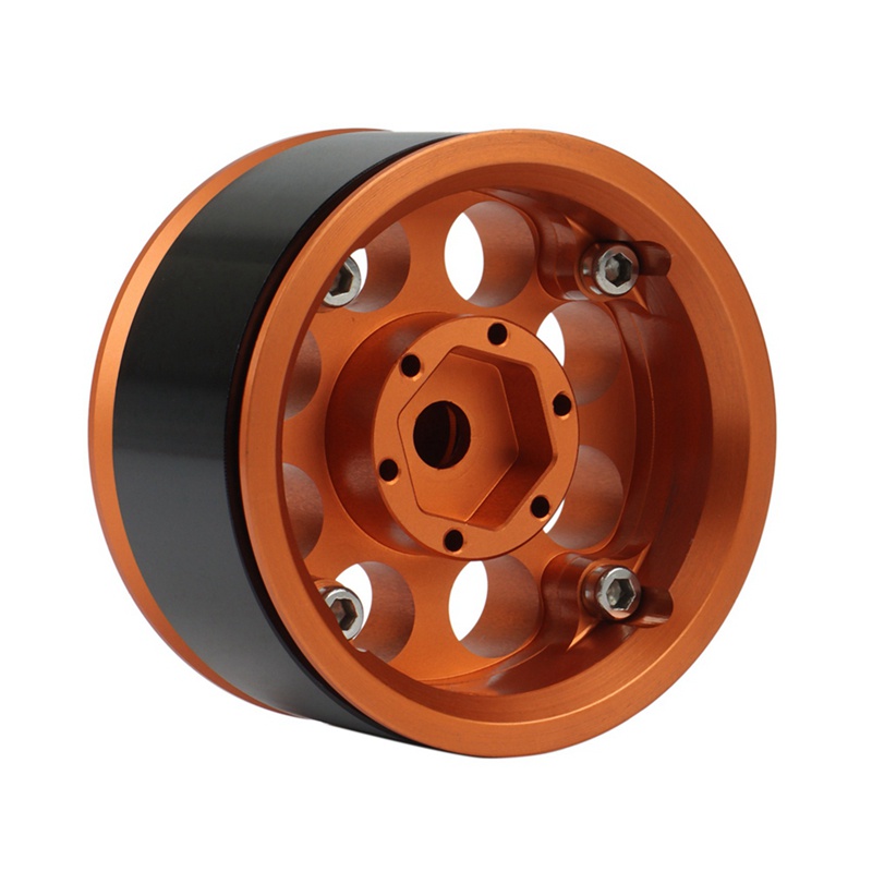 Set 4 Vành Bánh Xe 1.55 Bằng Kim Loại Cho Xe Điều Khiển 1 / 10 RC Axial Yeti Jr RC4WD D90 TF2 Tamiya CC01 LC70 MST JIMNY