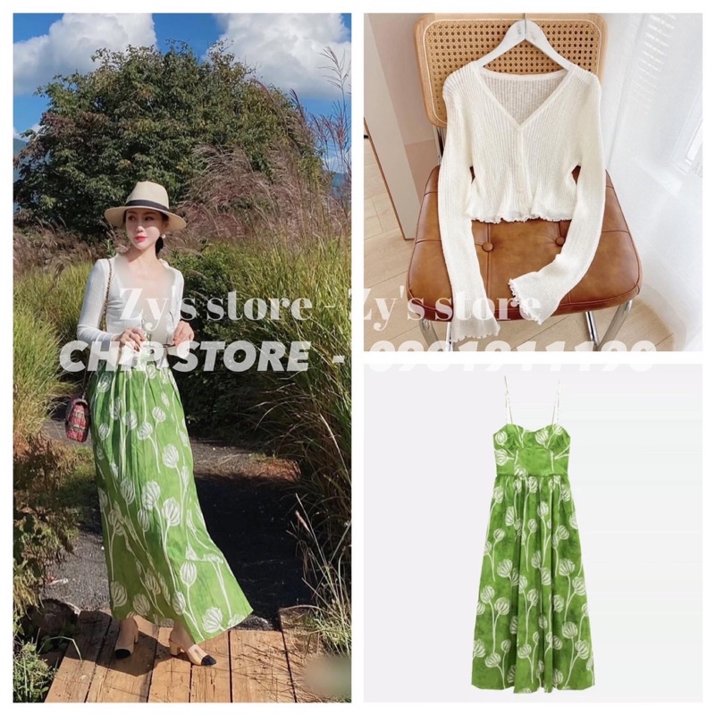VÁY MAXI HOA ZARA XUẤT DƯ XỊN ĐI BIỂN DU LỊCH (ảnh thật)