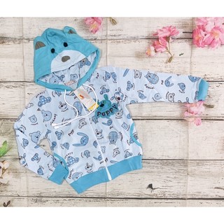Áo khoác bé gái cotton siêu dễ thương Gia Hồi dưới 12kg, dưới 18kg