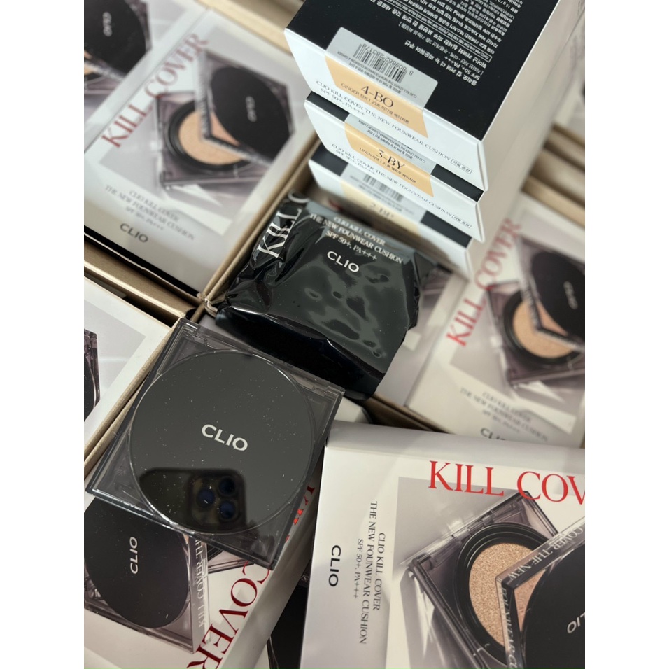 Phấn Nước Làm Mịn Lỗ Chân Lông CLIO KILL COVER FOUNWEAR CUSHION ALL NEW SPF50+ PA+++