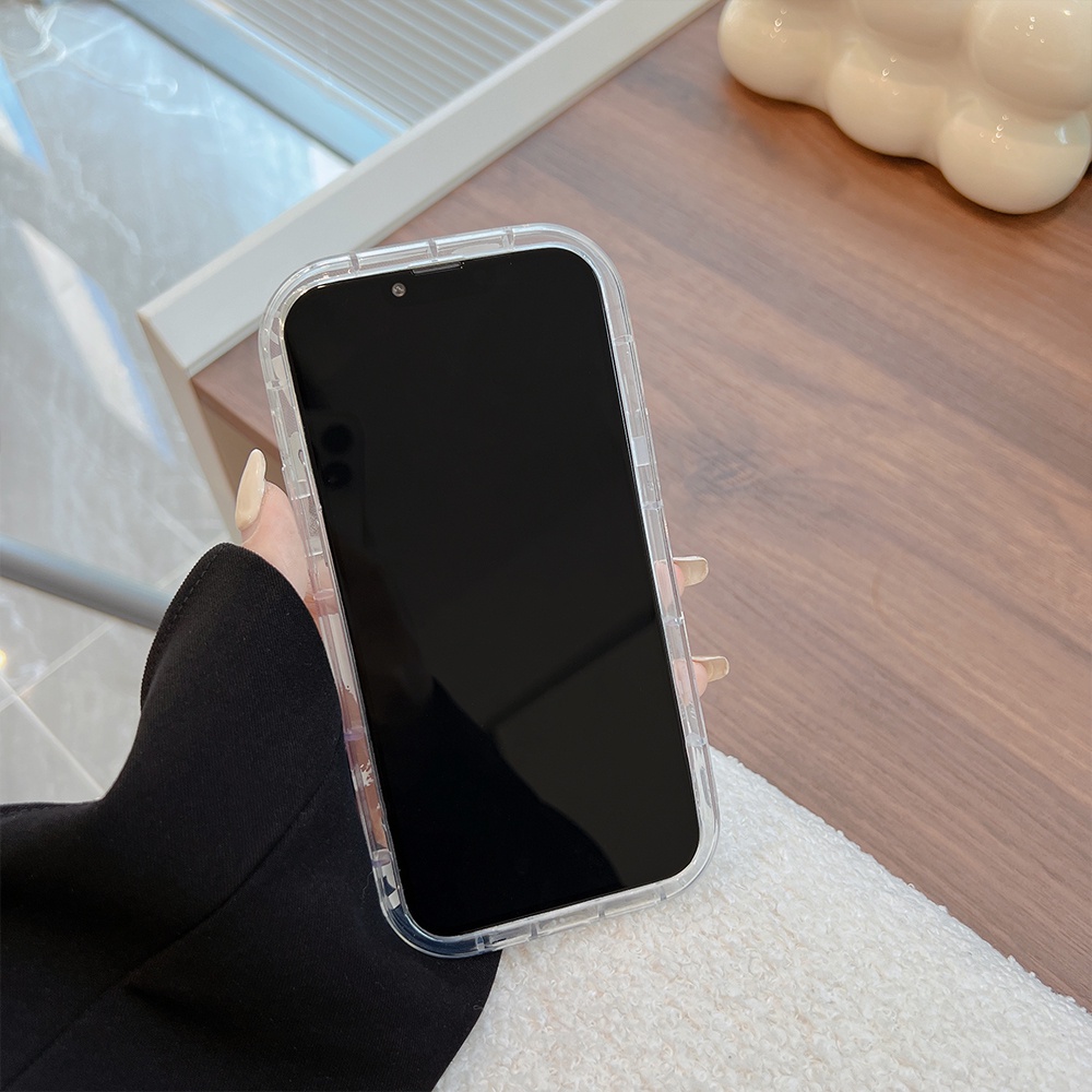 Ốp Điện Thoại Túi Khí Chống Va Đập In Hình Trái Tim Cho IPhone 14promax 14pro 13promax 12 11