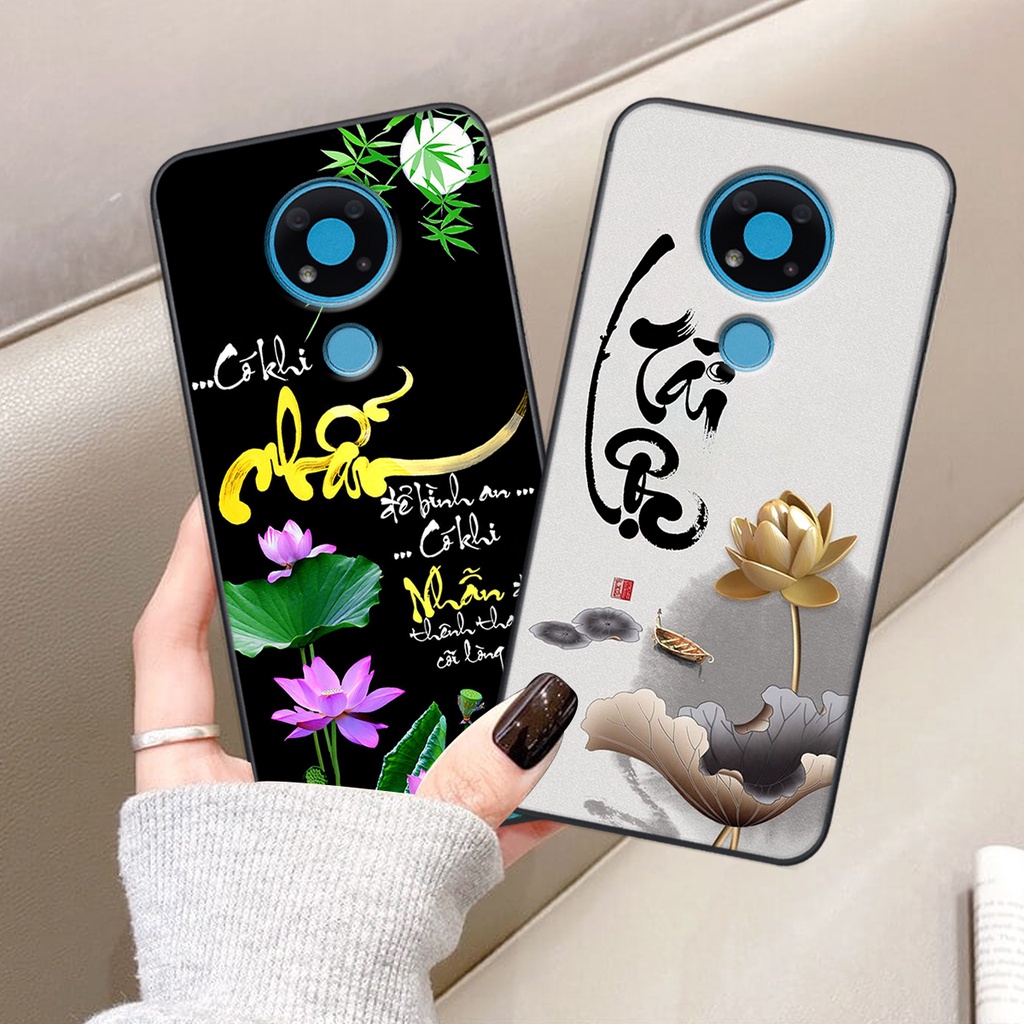 Ốp lưng NOKIA 3.4 / 8210 4G in hình chữ tài chữ lộc, Cha Mẹ, bình an SIÊU ĐẸP