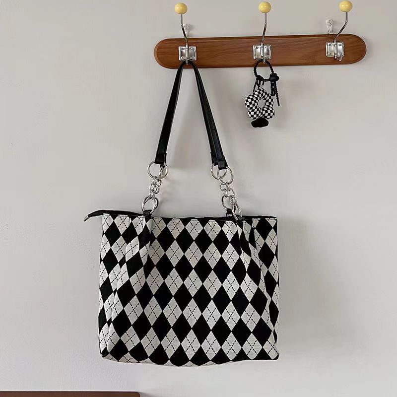 Túi Xách Vải Canvas Thiết Kế Cỡ Lớn Thời Trang Cao Cấp Trẻ Trung