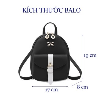 Balo Mini Cài Nơ BL20 Den