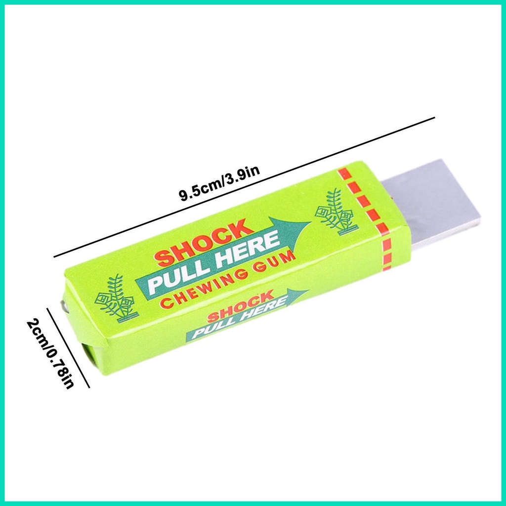 Vui nhộn shock joke electric chewing gum prank tricky toys an toàn kéo đầu vô hại nhai kẹo cao su đồ chơi sốc điện hjuvn