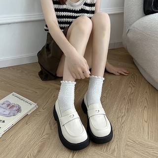 [ HÀNG CÓ SẴN LẺ SIZE ] Giày oxford hình trái tim cao 4,5cm Fullbox nữ basic