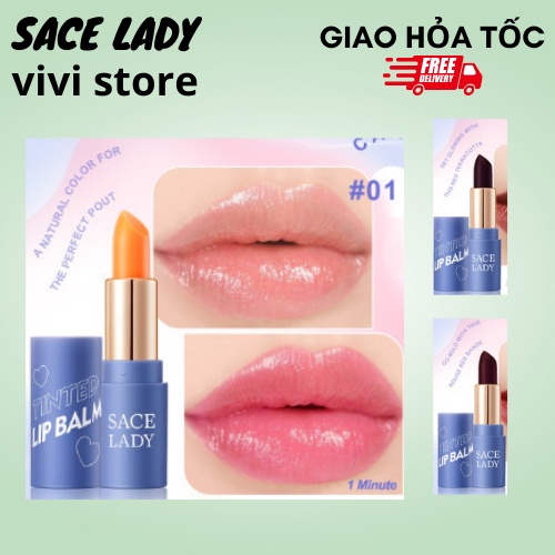 Son Dưỡng Môi Đổi Màu Theo Nhiệt Độ SACE LADY 4g SL627