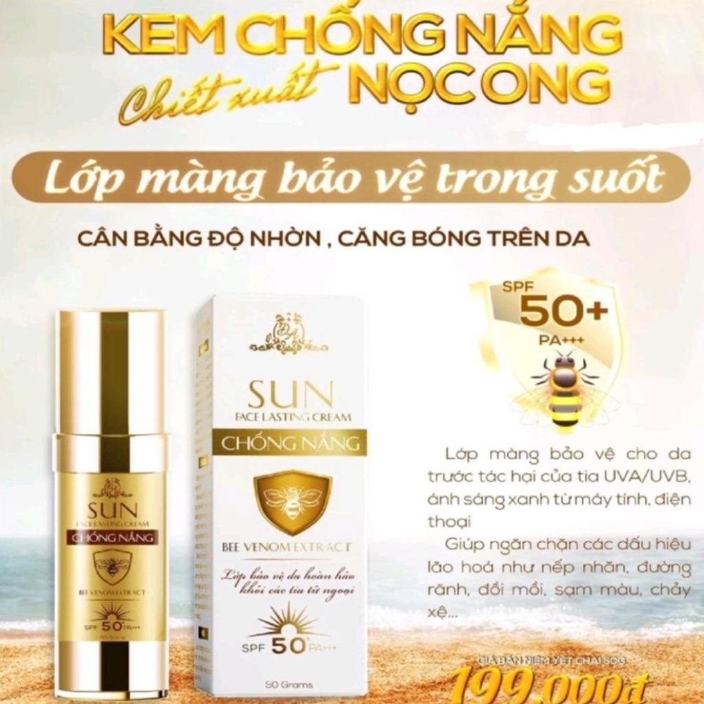 Kem Chống Nắng Collagen X3 Nọc Ong Be Venom Extract SPF50+ Mỹ Phẩm Đông Anh Chính Hãng