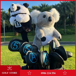 Bọc đầu gậy golf hình thú dễ thương cover driver bảo vệ gậy đánh golf