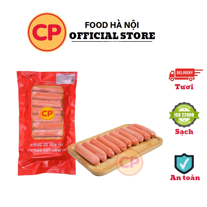 Xúc xích Vealz 3A CP 500g giàu dinh dưỡng, Chế biến trong vài phút [Hà Nội giao hoả tốc 1h]