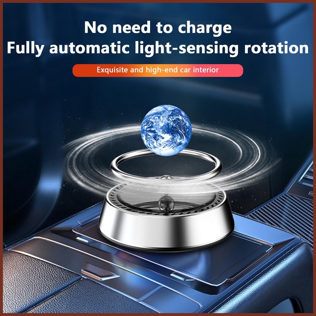 Máy Khuếch Tán Tinh Dầu Xoay Năng Lượng Mặt Trời Trang Trí Nội Thất Xe Hơi / Văn Phòng Hayyisvn