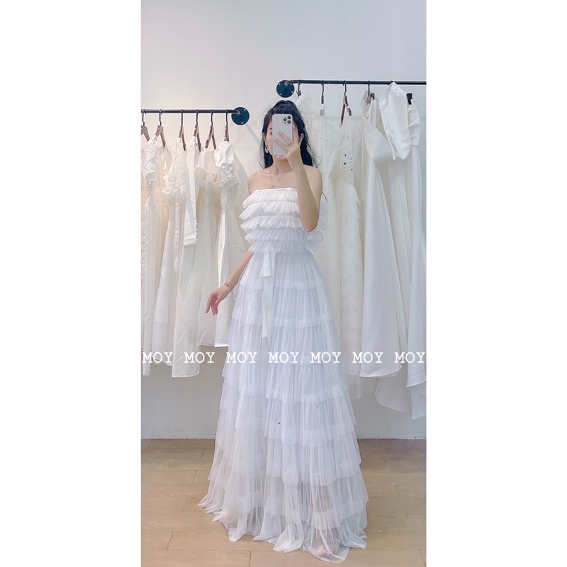 Váy cúp lưới tầng