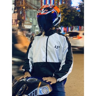 Áo Khoác KYT Trắng Đen