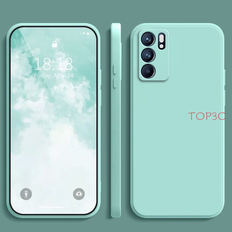 Ốp Điện Thoại Màu Trơn Cho Oppo Reno 6 5G / Reno 6Z / 7 / 7z / 7 Pro / Reno 8 4g Reno 8z YT