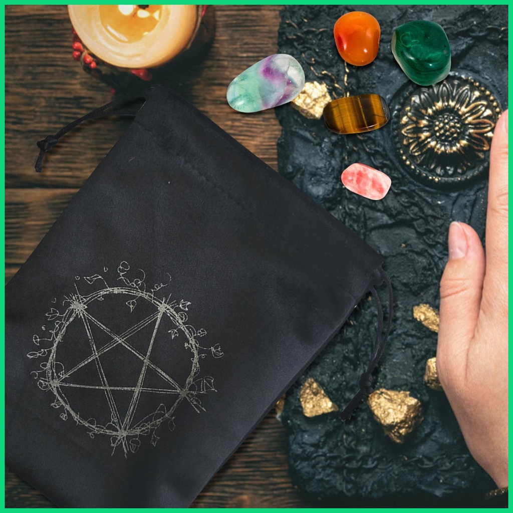 Túi Nhung Dây Rút Đựng Bài Tarot &amp; Oracle Tiện Dụng
