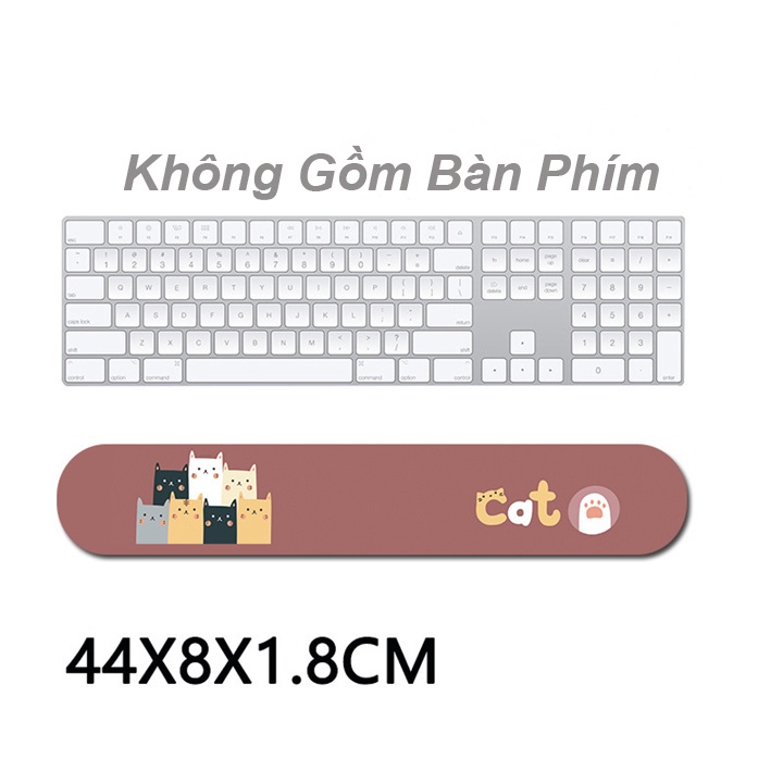 Bộ Lót Chuột Hình Tay Mèo Dễ Thương, Đệm Kê Tay Gõ Phím Silicon Chống Mỏi Cổ Tay