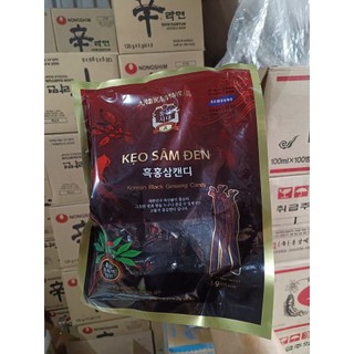(COMBO 10 GÓI) KẸO SÂM ĐEN HÀN QUỐC GÓI 300G