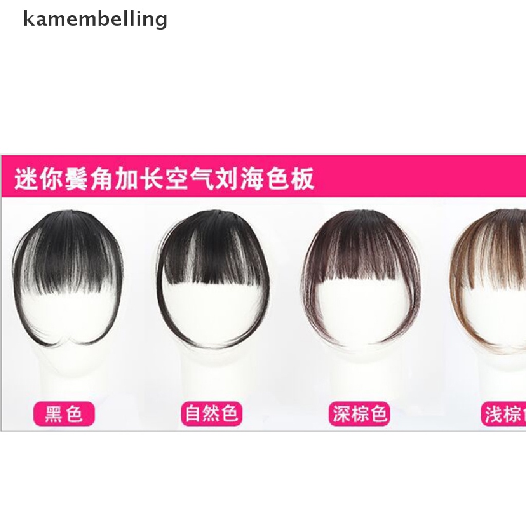 Kamembelling Tóc Mái Giả Nối Dài Phía Trước Mái / Mái Bằng Tóc