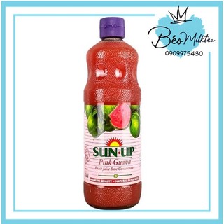 Nước ép trái cây Sun-up ổi hồng chai 850ml