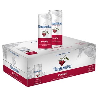Thùng 24 lon bia hoegaarden rosee 330ml/lon