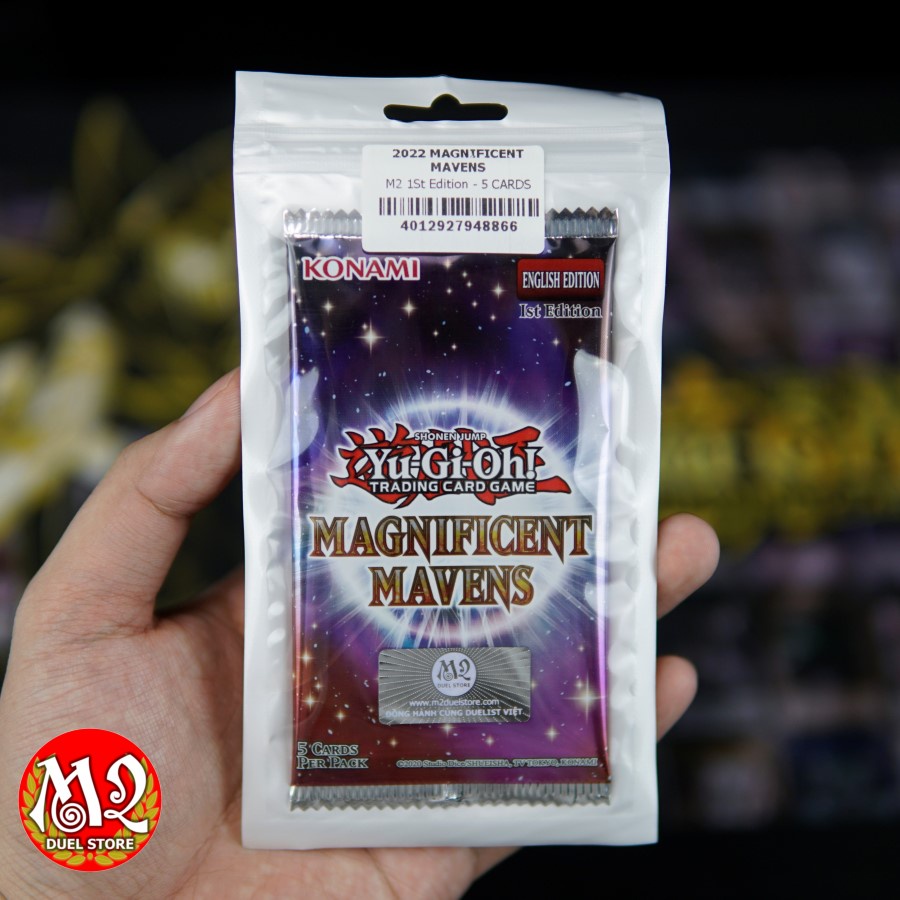 Gói thẻ bài Yugioh Magnificent Mavens Booster Pack - 05 lá bài mỗi Pack - Chính hãng Konami