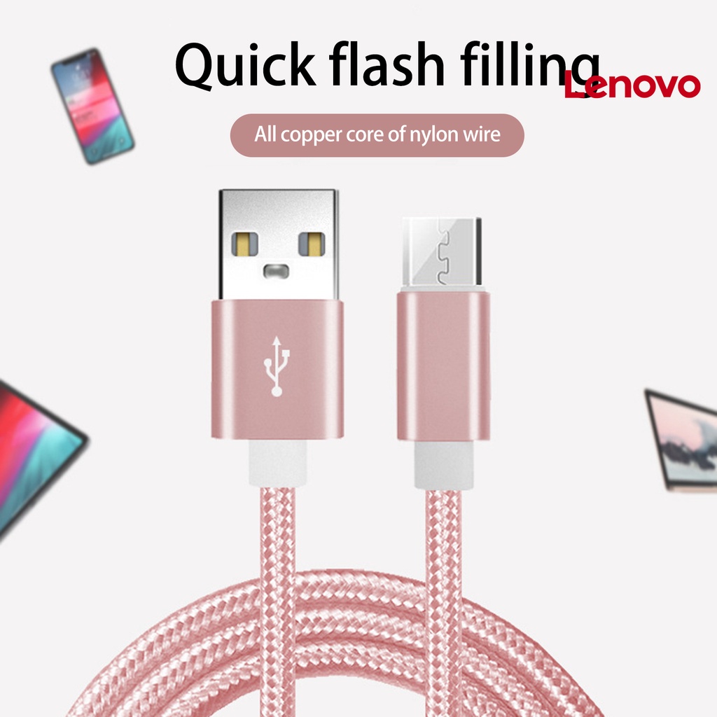 Dây cáp sạc truyền dữ liệu LENOVO USB 2A thích hợp cho Android