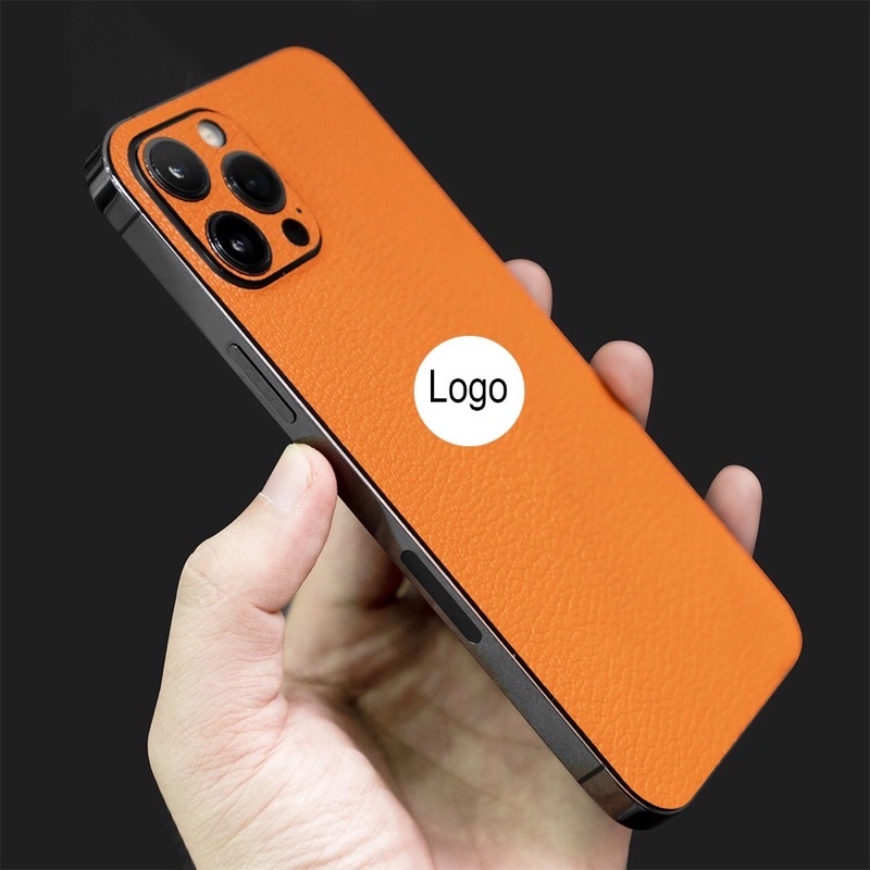MIẾNG DÁN DA MÀU CAM HM CHO IPHONE 13 PRO MAX 13 PROMAX 12 PRO MAX 11 PRO MAX XSMAX X/XS 7/8PLUS