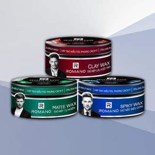Wax Vuốt Tóc - Sáp Tạo Kiểu Tóc Romano 68g (Các Loại)