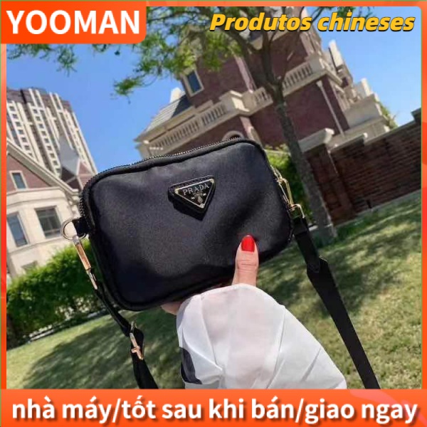 Túi Xách Prada mini Vải nylon Thời Trang Thanh Lịch Cho Nữ