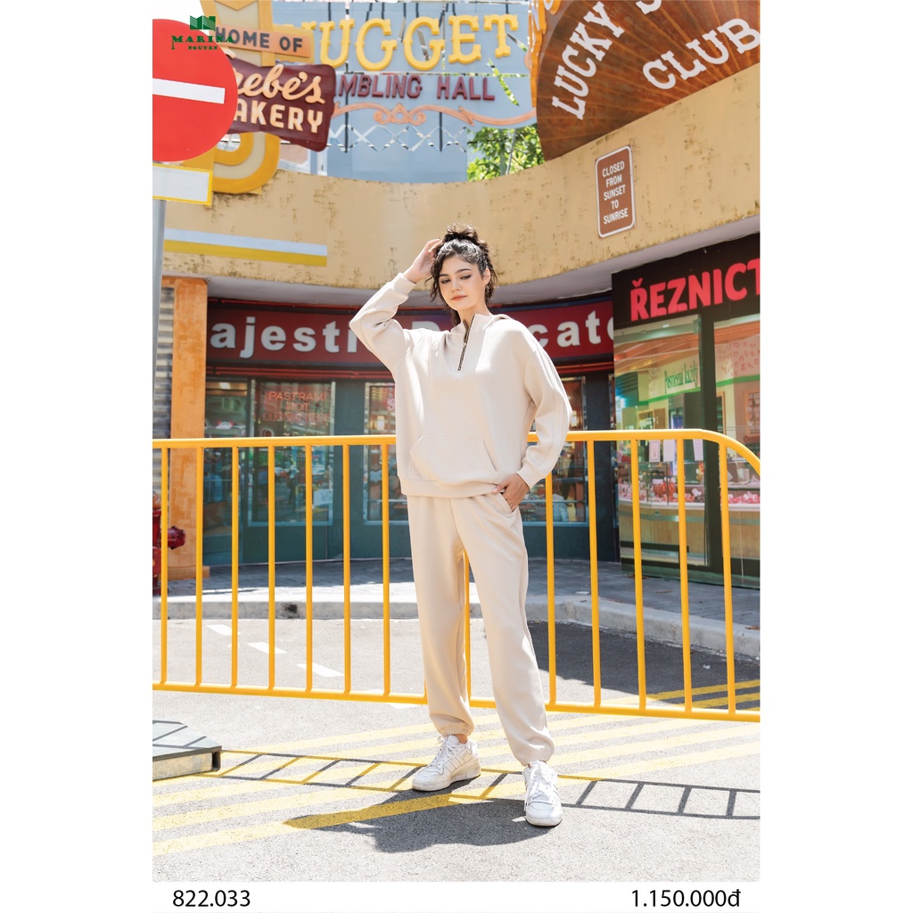 Bộ Đồ Thu Đông Nữ MARINA NGUYỄN Thiết Kế Dài Tay, Kiểu Dáng Trẻ Trung, Chất Liệu Cotton Mềm Mịn - 822033